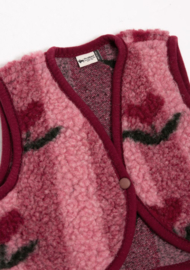 *Bodywarmer 100% wol Cherry - Alwero*