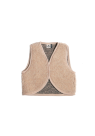 *Bodywarmer 100% wol Natural - Alwero*