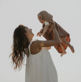 *UV-werende doek UPF50+ - Peanut brown - Cloby*