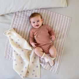 Set 3x tetradoek Tiny team pastel lilac - Lässig