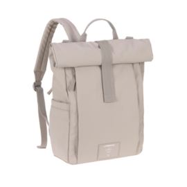 *Verzorgingsrugzak Rolltop Up backpack taupe - Lässig*