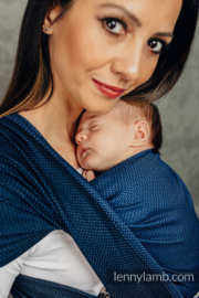 *maat 8 - Wrap Herringbone Cobalt - LennyLamb*