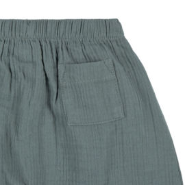 *Broek muslin petrol green - Lässig*