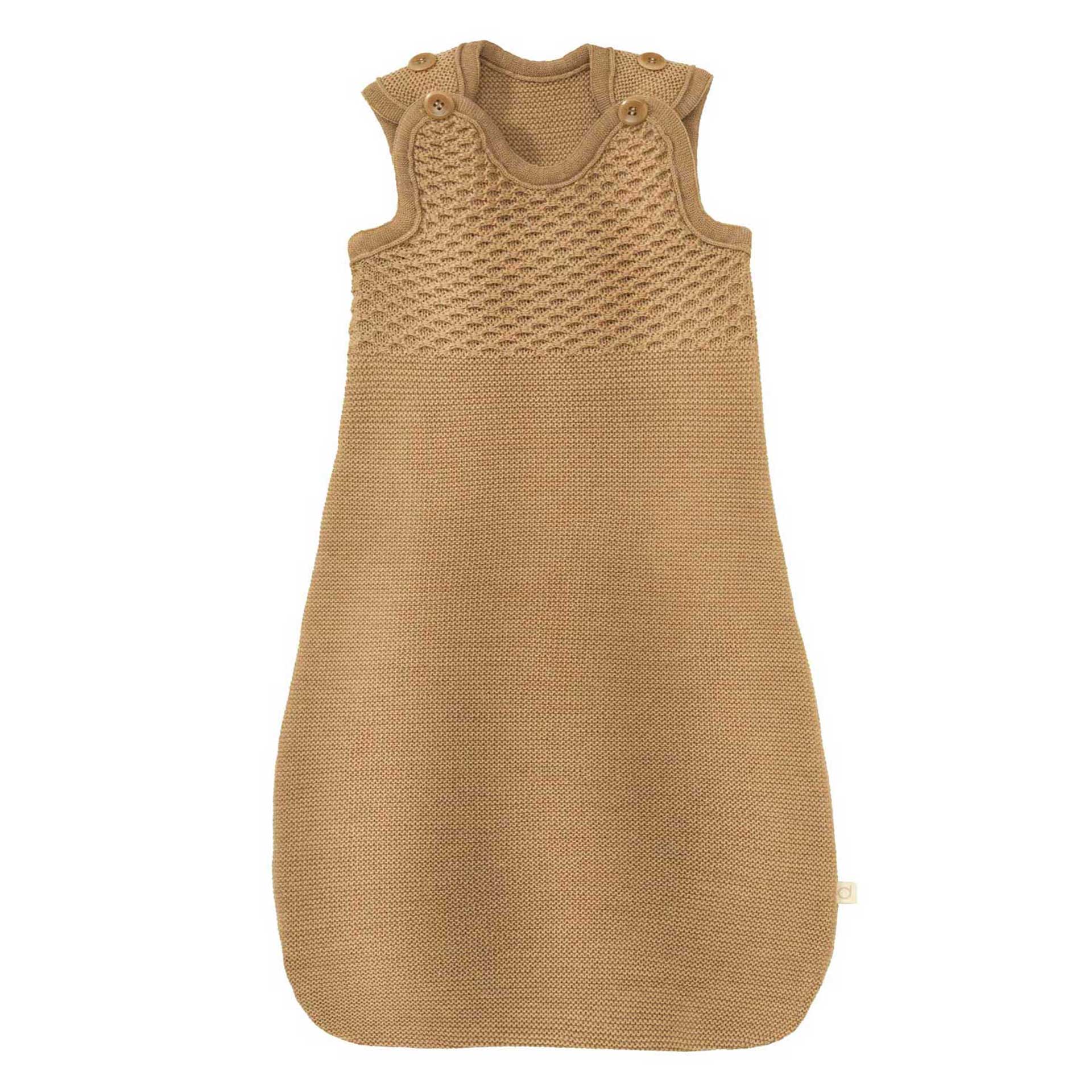 *65 cm - Wollen slaapzak caramel - Disana*
