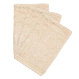 *Washandjes 3x bamboe frosted almond - Timboo*