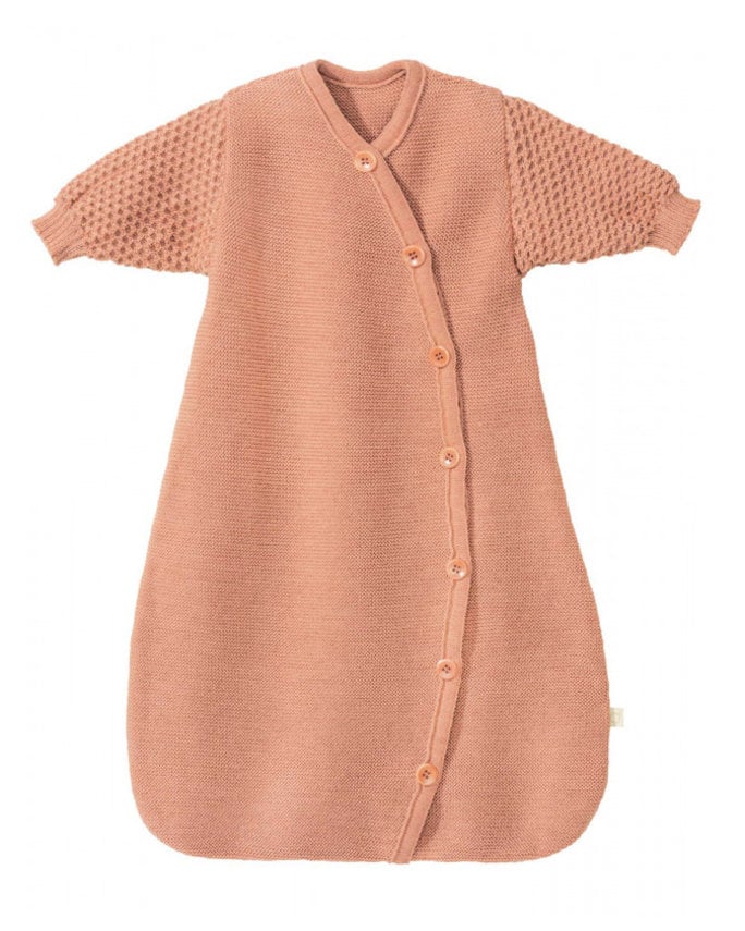 *75 cm - Wollen slaapzak rosé - Disana*