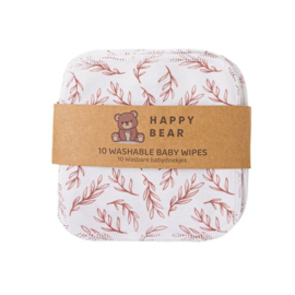 10x Wasbare doekjes Twiggy  - Happy Bear