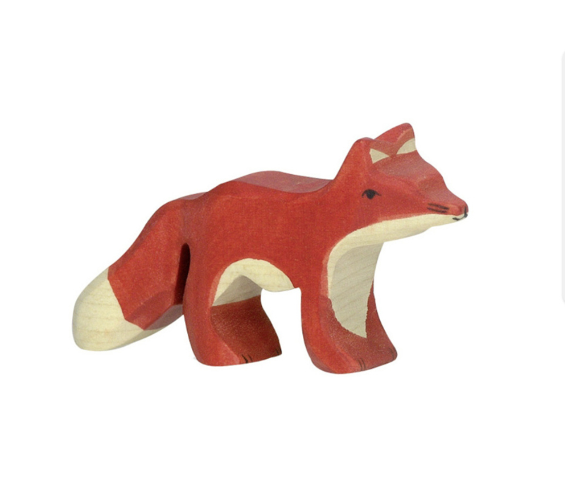 <em>Vos klein Holztiger</em> Houten dieren Holztiger Scharrelvos