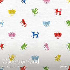 Guards on Grid - White