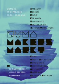 Visuele identiteit NYMA makersMarkt
