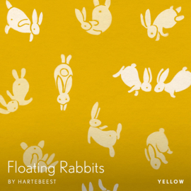 Floating Rabbits - Yellow
