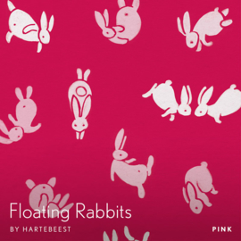 Floating Rabbits - Pink