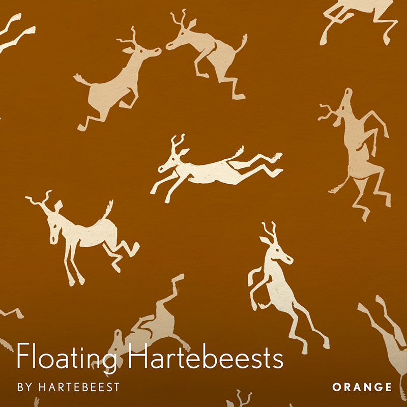 Floating Hartebeests - Orange