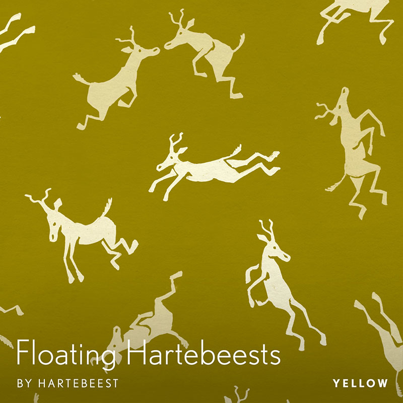 Floating Hartebeests - Yellow