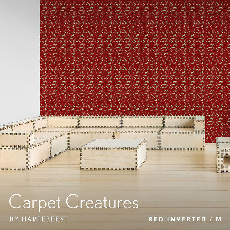 Carpet Creatures - Red Inverted