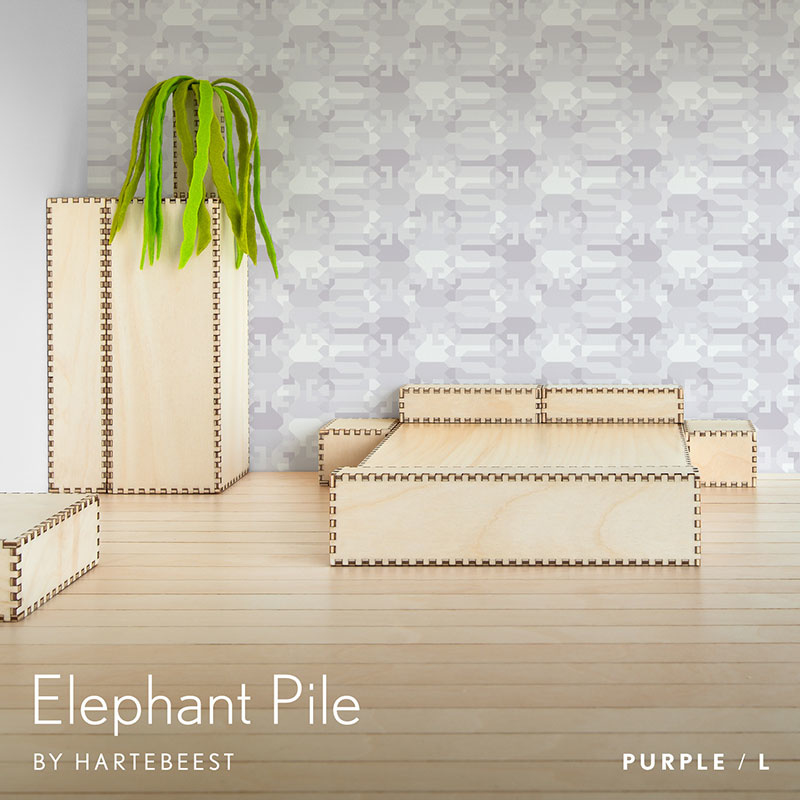 Elephant Pile - Purple