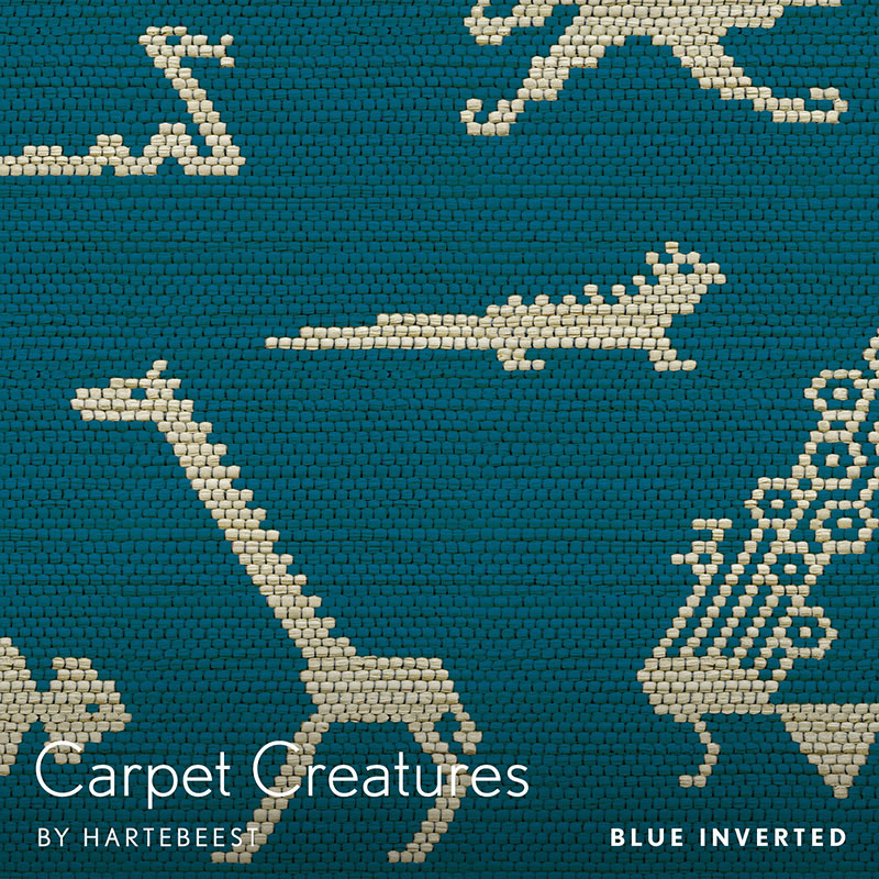 Carpet Creatures - Blue Inverted