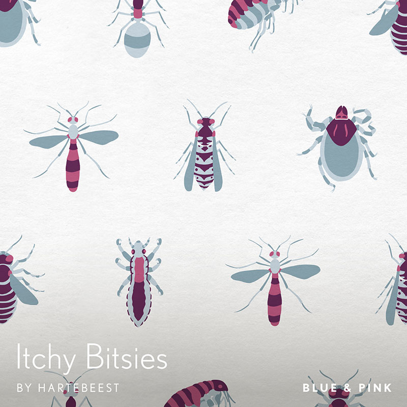 Itchy Bitsies - Blue & Pink