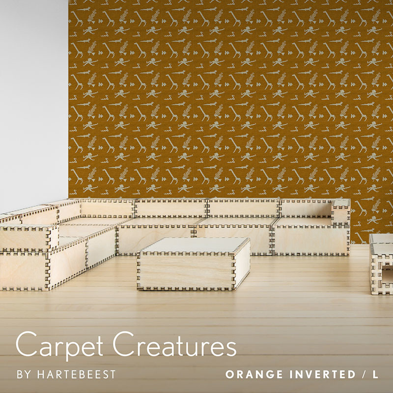 Carpet Creatures - Orange Inverted