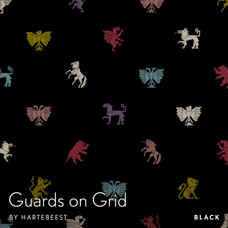 Guards on Grid - Black