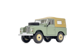 Landrover Series 3 88 softtop atlantic green