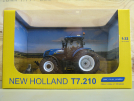 New Holland T7.210 met dubbele montering achter