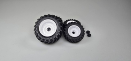 Bandenset Fendt 818/820 breed UH (Wit)