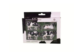 Holstein-Friesian cows. Set of 4