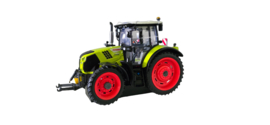 Claas Arion 550 on rowcrop wheels