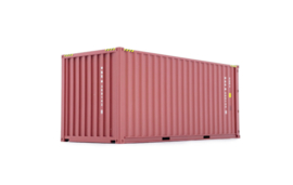 20Ft zeecontainer rood