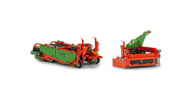 Holaras UR135 Onion windrower and UM 150-F Haulmtopper