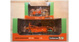 Holaras UR135 Onion windrower and UM 150-F Haulmtopper