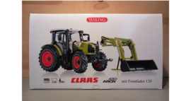 Claas Arion 430 with frontloader