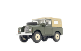 Landrover Series 3 88 softtop deep bronze green