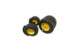 John Deere 8R voor en achteras siku