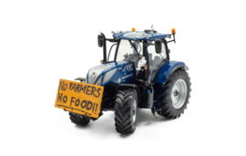 New Holland T7.225 Blue Power. No farmers No food.