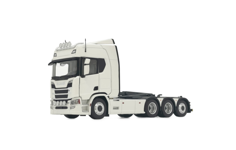Volvo FH5 Truck With Meiller Hooklift Clear White Marge Farm