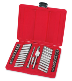 Snap-on Set, General Service, Metric/SAE, 6-Point (44 pc)