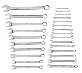 Snap-on 25 pc 12-Point Metric Combination Wrench Set (8–36 mm)