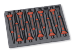 Snap-on 10 pc Soft Grip Punch and Chisel Set