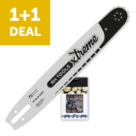 Kettingzaagblad 45 cm 3/8 1.6 mm Xtreme + Zaagketting