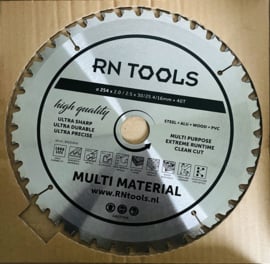RNtools Cirkelzaagblad - Multi Material -  254 x 30 mm - 40 tanden
