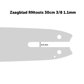 Zaagblad RNtools LiteCut 30 cm 3/8 1.1 mm voor Kettingzagen (o.a. Stihl)