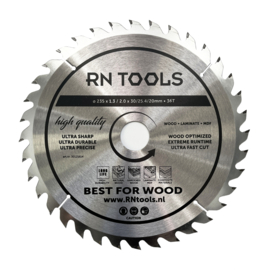 RNtools Cirkelzaagblad - Best for Wood - 235 x 30 mm - 36 tanden - 3 STUKS