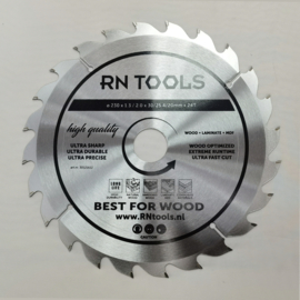 RNtools Cirkelzaagblad - Best for Wood - 230 x 30 mm - 24 tanden