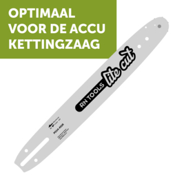 Zaagblad RNtools LiteCut 35 cm 3/8 1.1 mm voor Accu Kettingzagen (o.a. DeWalt, Milwaukee, Makita en EGO)