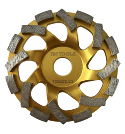 Diamant Komschijf New Fancup Abrassief - 125 x 22,23 mm