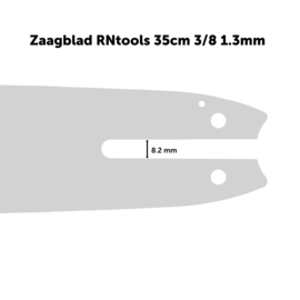 Zaagblad RNtools Xtreme 35 cm 3/8 1.3 mm voor Kettingzagen (o.a. Stihl)