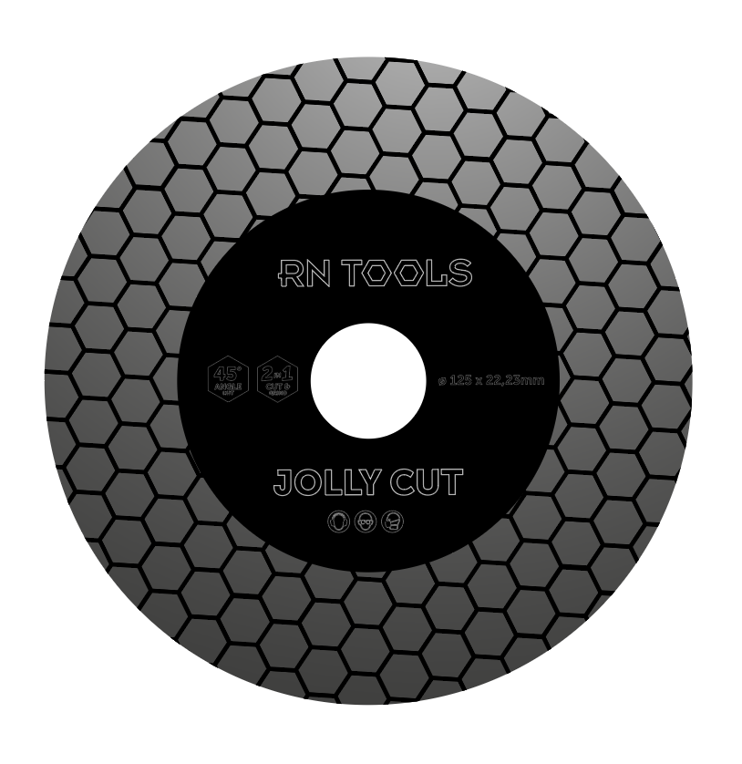 Diamantzaagblad Jolly Cut 125 x 22,23 mm - voor o.a. harde tegels, porselein en keramiek