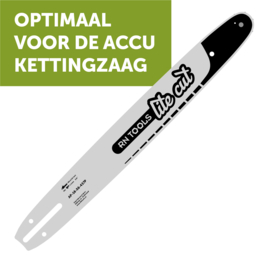 Zaagblad RNtools LiteCut 40 cm 3/8 1.1 mm voor Accu Kettingzagen (o.a. DeWalt, Milwaukee, Makita en EGO)